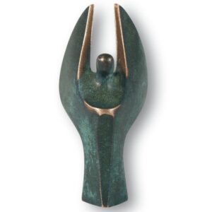 Engel Bronze patiniert