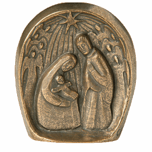 Bronzekrippe Figur zum Stellen
