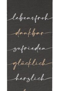 Schieferrelief: Affirmationen