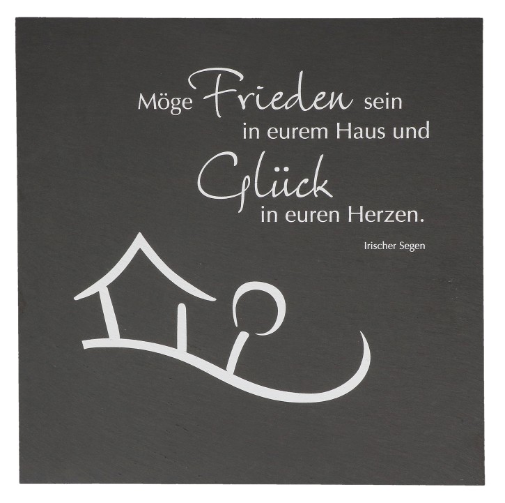 Schieferrelief/Schlüsseltafel: "Irischer Segen" – Bild 2