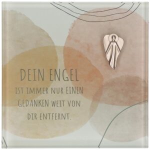 Glasrelief: "Dein Engel"
