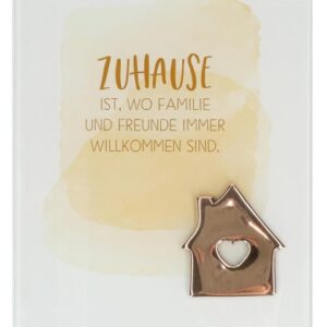 Glasrelief: "Zuhause"